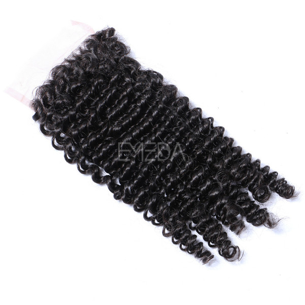 Discount human hair extensions cheap with lace closure YJ232